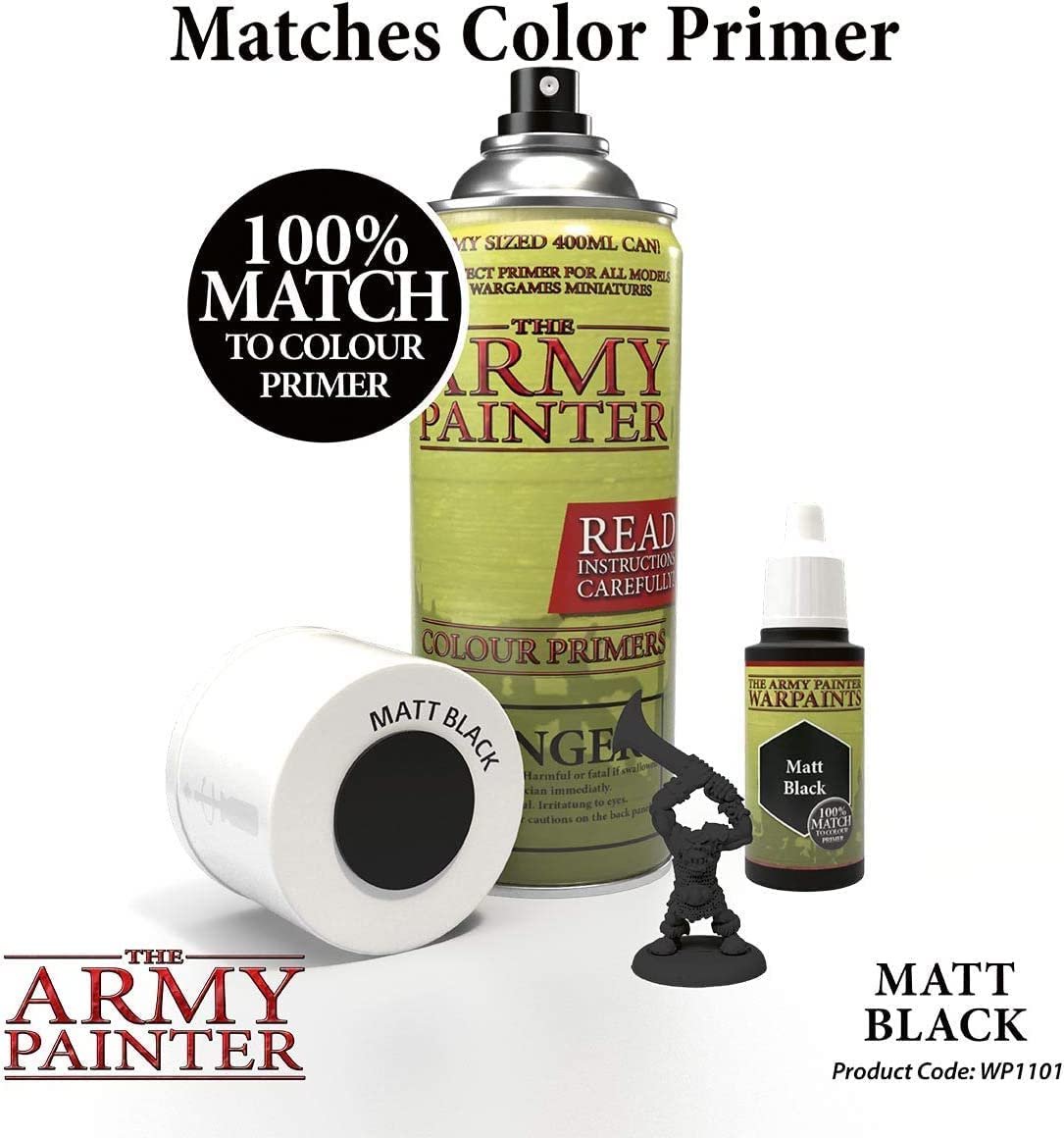 The Army Painter Color Primer, Matt White, 400ml, 13.5oz - Acrylic Spray  Undercoat for Miniature Painting – Wargames Delivered