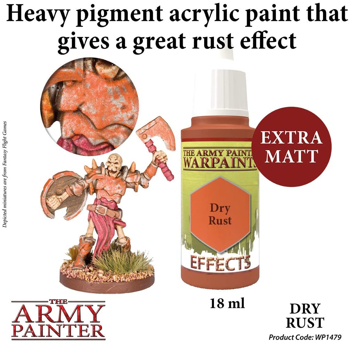 The Army Painter - Warpaints Effects: Dry Rust (18ml/0.6oz)