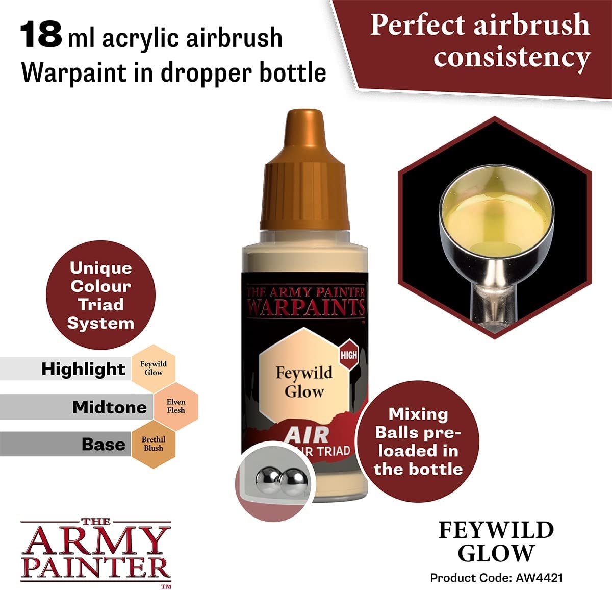 The Army Painter - Warpaints Air: Feywild Glow (18ml/0.6oz)