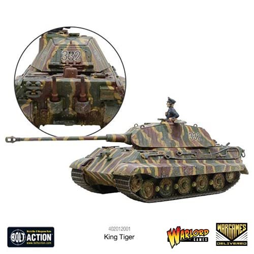 Bolt Action - Tank War: King Tiger German Tank + Digital Guide