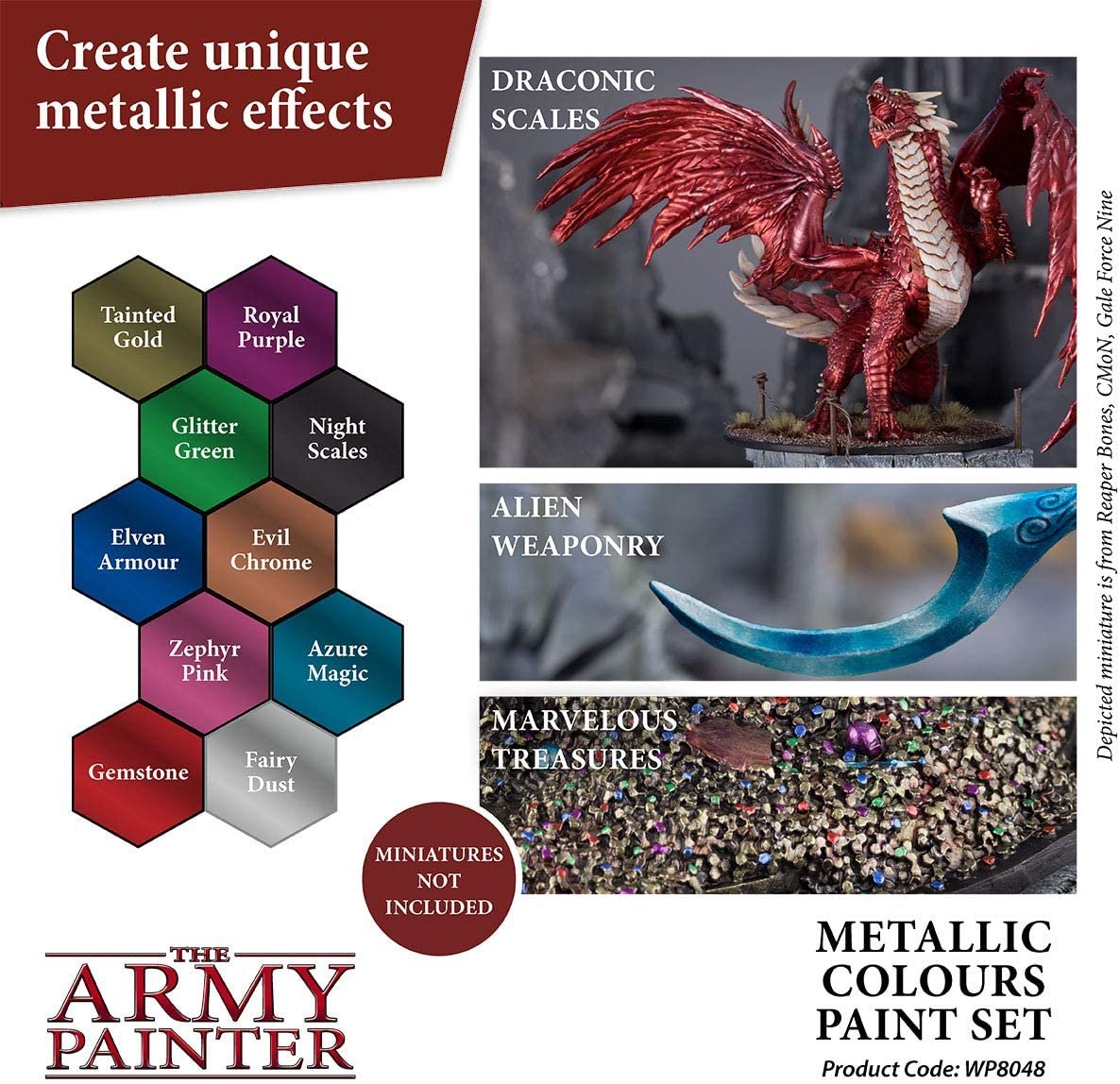 The Army Painter - Metallic Colours Paint Set