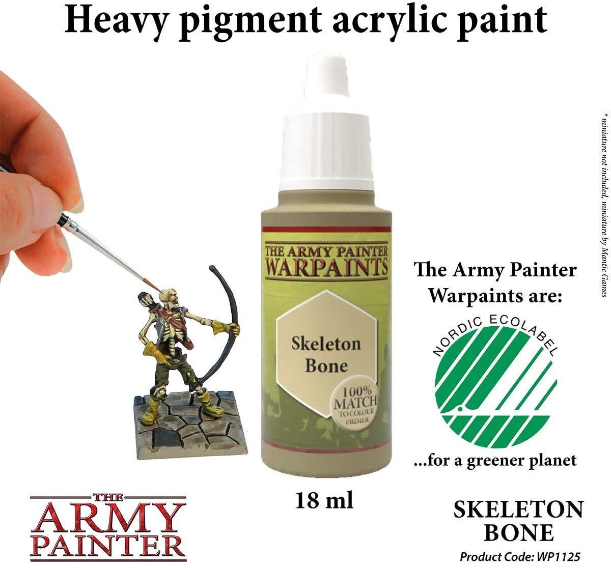 The Army Painter - Warpaints: Skeleton Bone (18ml/0.6oz)