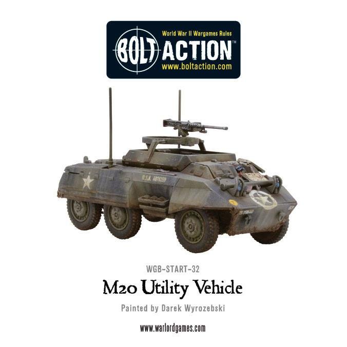 Bolt Action - USA: M8/M20 Greyhound Scout Car Platoon