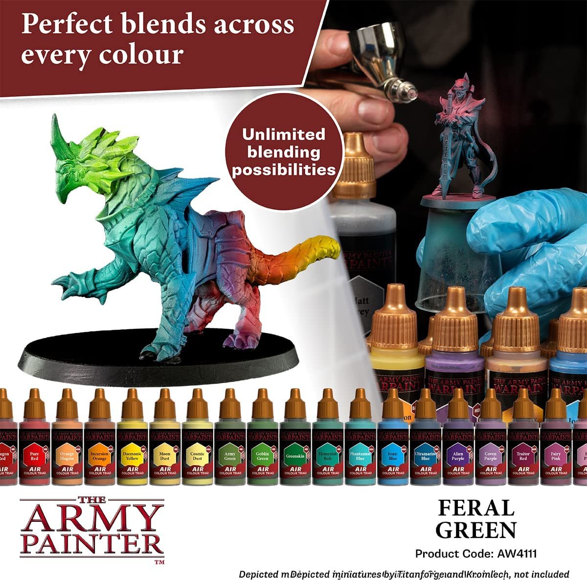 The Army Painter - Warpaints Air: Feral Green (18ml/0.6oz)