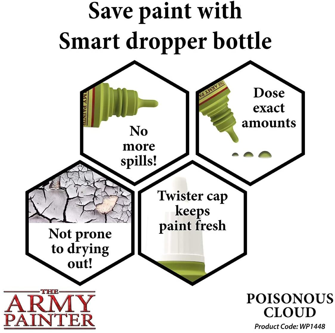 The Army Painter - Warpaints: Poisonous Cloud (18ml/0.6oz)