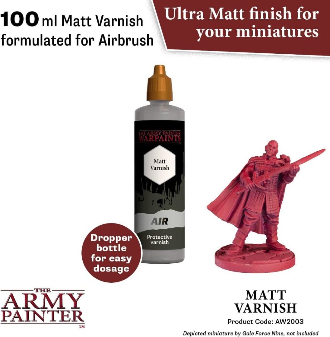 The Army Painter - Warpaints Air: Airbrush Varnish Bundle (3x100 ml)