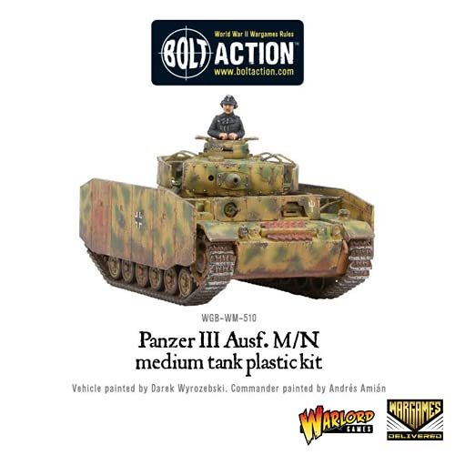 Bolt Action - Tank War: Panzer III German Tank + Digital Guide