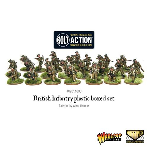 Bolt Action: British Infantry Set + Digital Guide - D-Day: British & Canadian Sectors