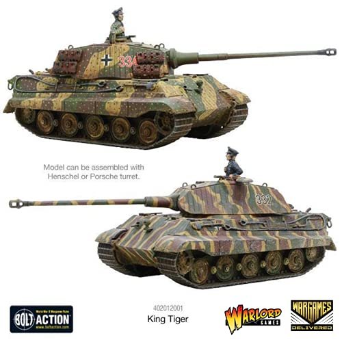 Bolt Action - Tank War: King Tiger German Tank + Digital Guide