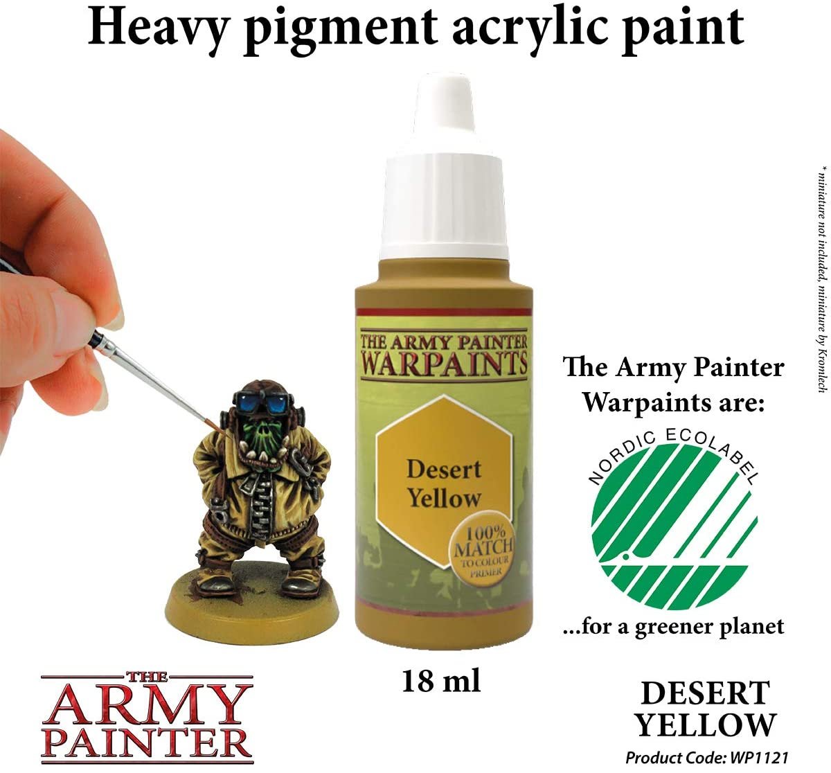 The Army Painter - Warpaints: Desert Yellow (18ml/0.6oz)