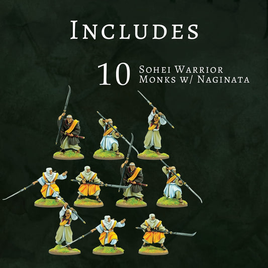 Warlords of Erehwon: Sohei Warrior Monks with Naginata