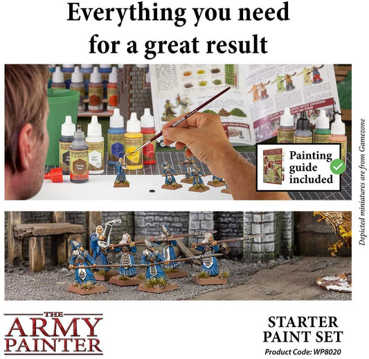  Wargames Delivered The Army Painter 55 Acrylic Paint Set  Miniature Painting Kit with 4 Brushes - Model Paints for Plastic Models -  Model Paint Set with Mixing Balls & Bottles 