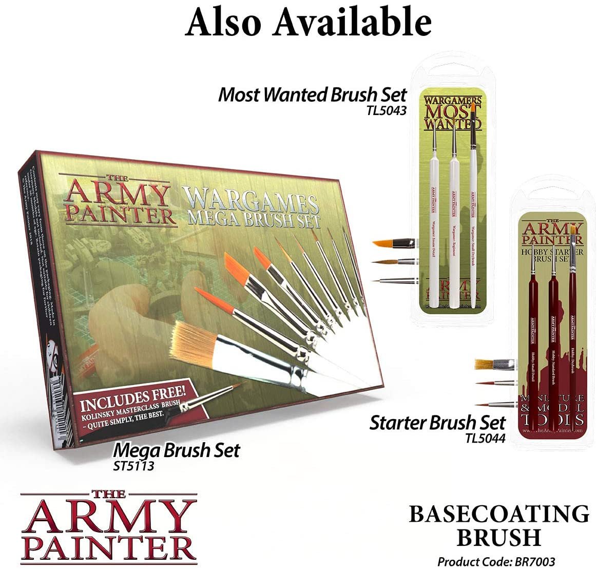 The Army Painter - Hobby Brush: Basecoating