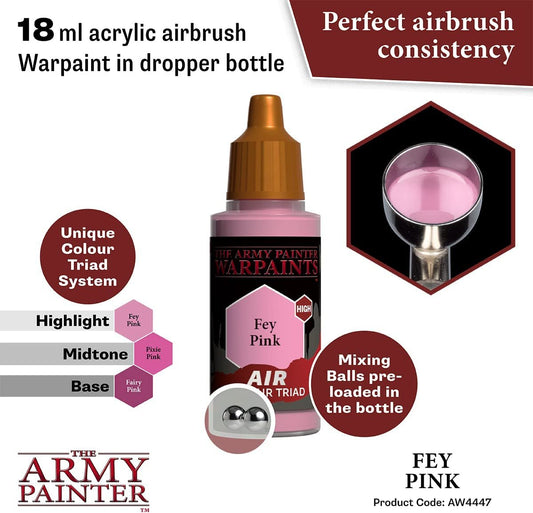 The Army Painter - Warpaints Air: Fey Pink (18ml/0.6oz)