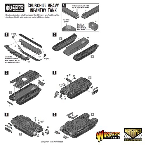 Bolt Action - Tank War: Churchill Infantry Tank + Digital Guide