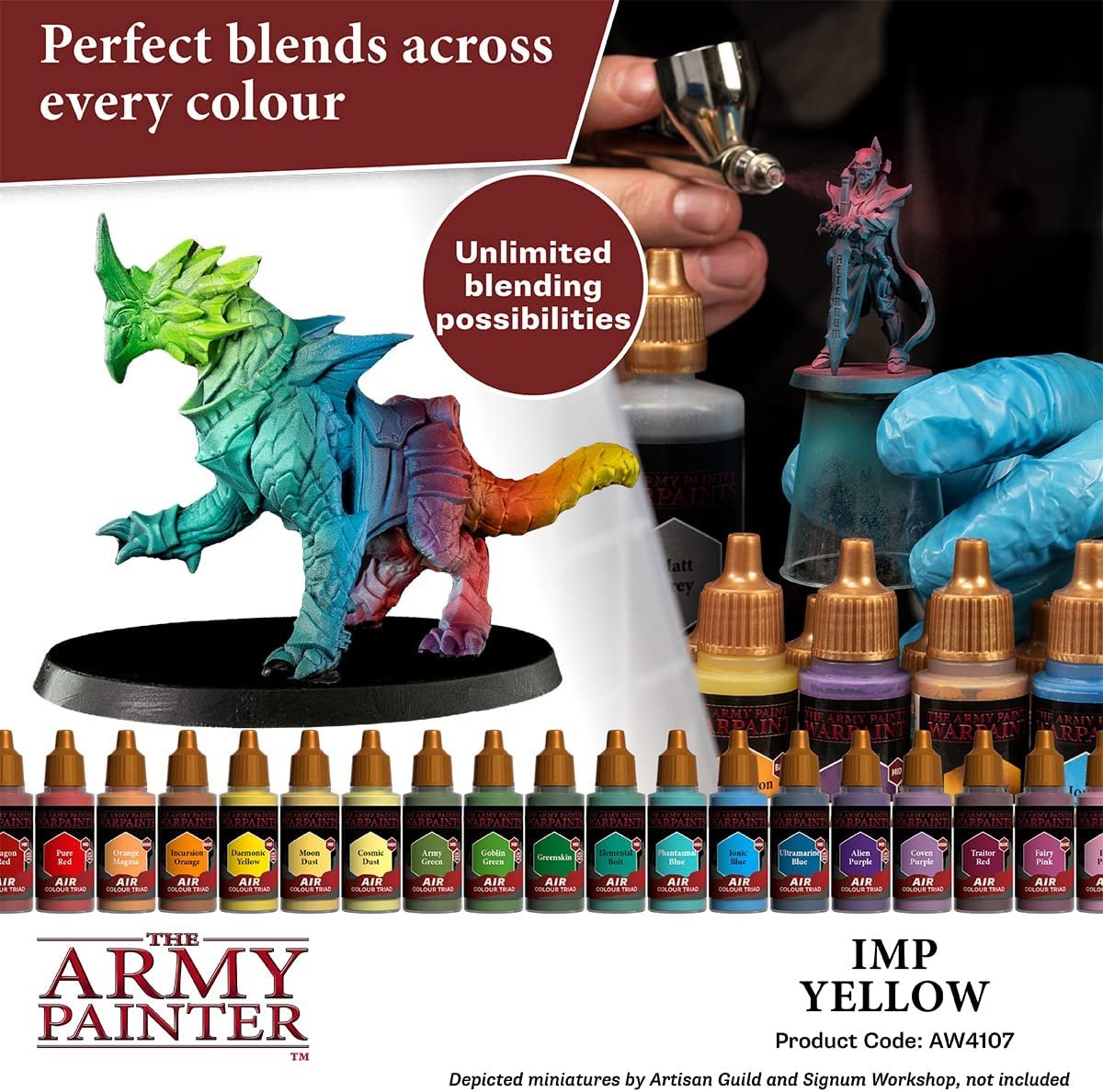The Army Painter - Warpaints Air: Imp Yellow (18ml/0.6oz)