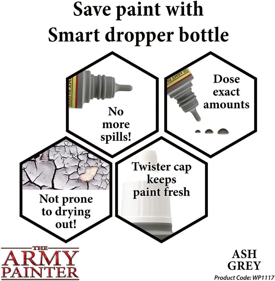 The Army Painter - Colour Primer: Ash Grey & Uniform Grey (400ml/13.5oz)