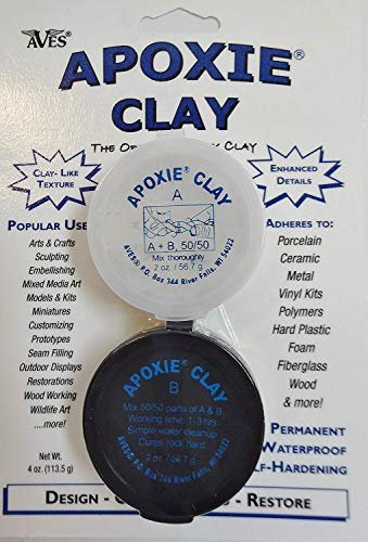 Apoxie Clay 1/4 Lb. White Epoxy Clay