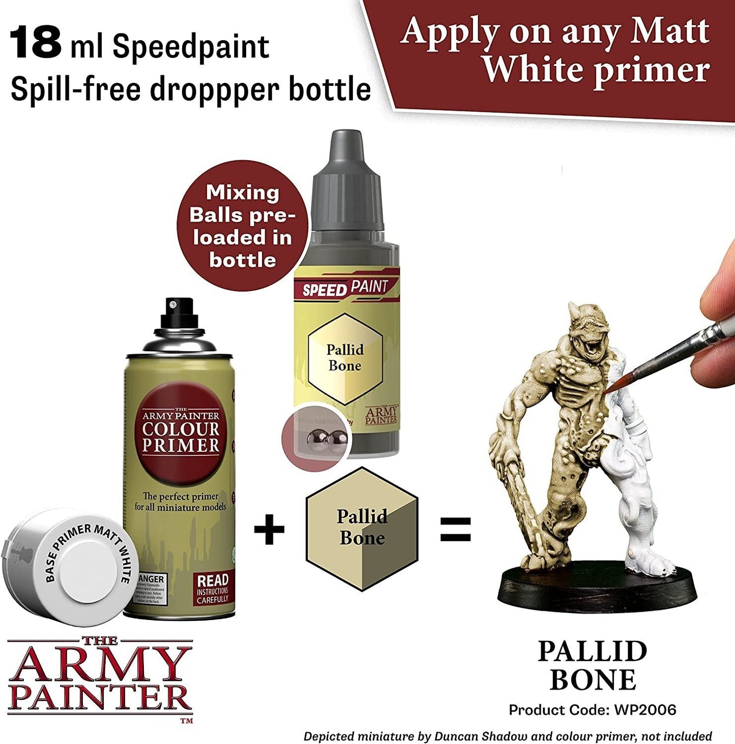 The Army Painter - Speedpaints: Pallid Bone (18ml/0.6oz)