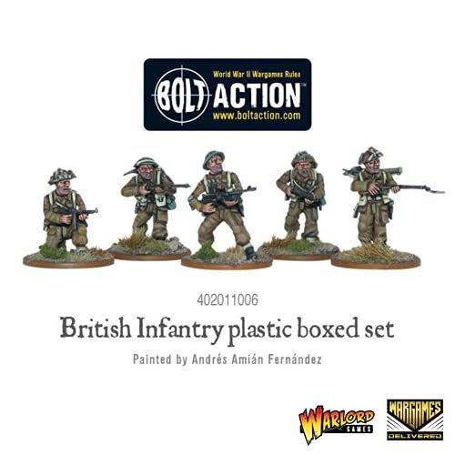 Bolt Action: British Infantry Set + Digital Guide - D-Day: British & Canadian Sectors