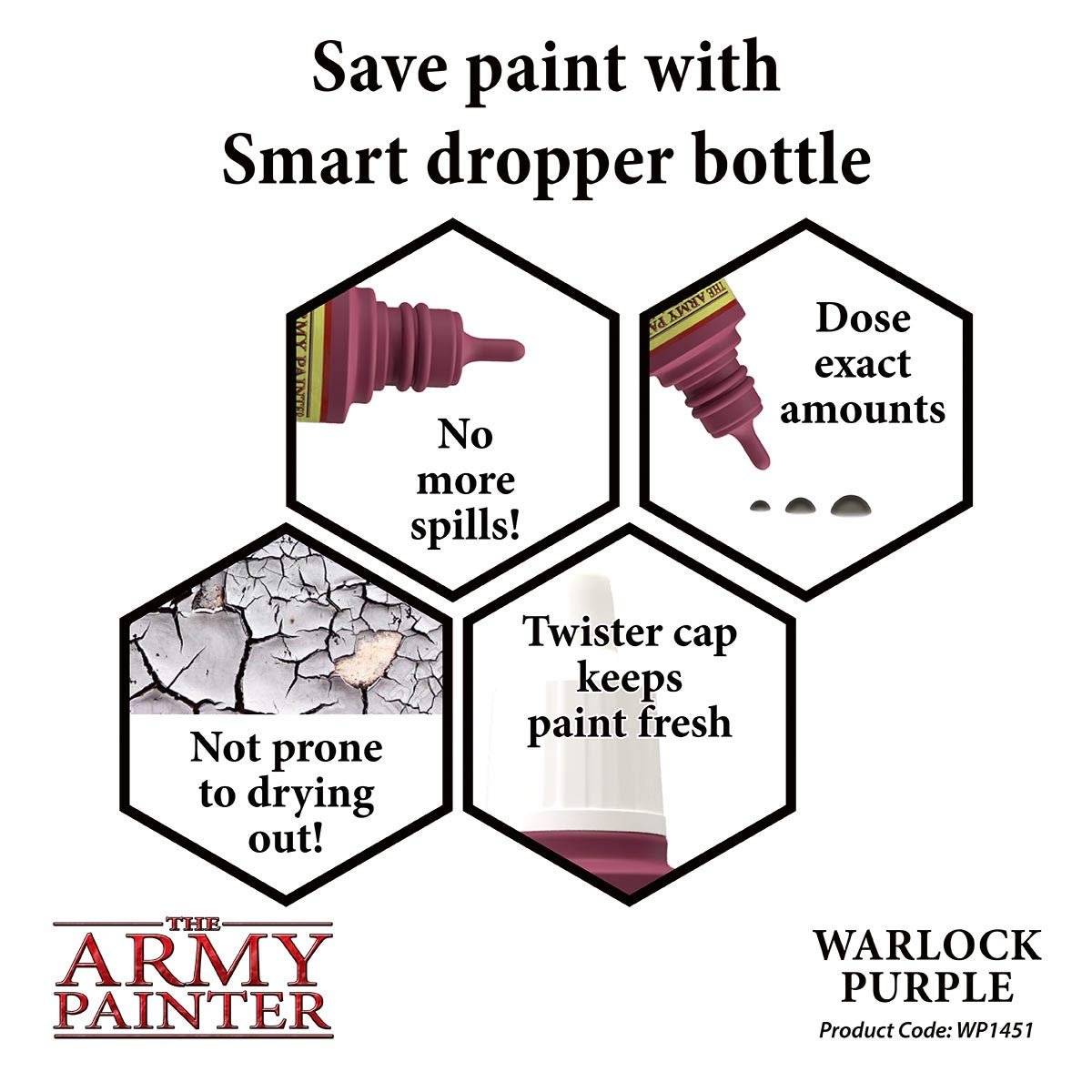 The Army Painter - Warpaints: Warlock Purple (18ml/0.6oz)