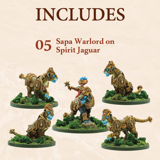 Mythic Americas - Inca: Sapa Warlord on Spirit Jaguar