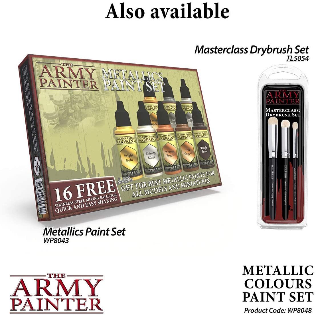 The Army Painter - Metallic Colours Paint Set