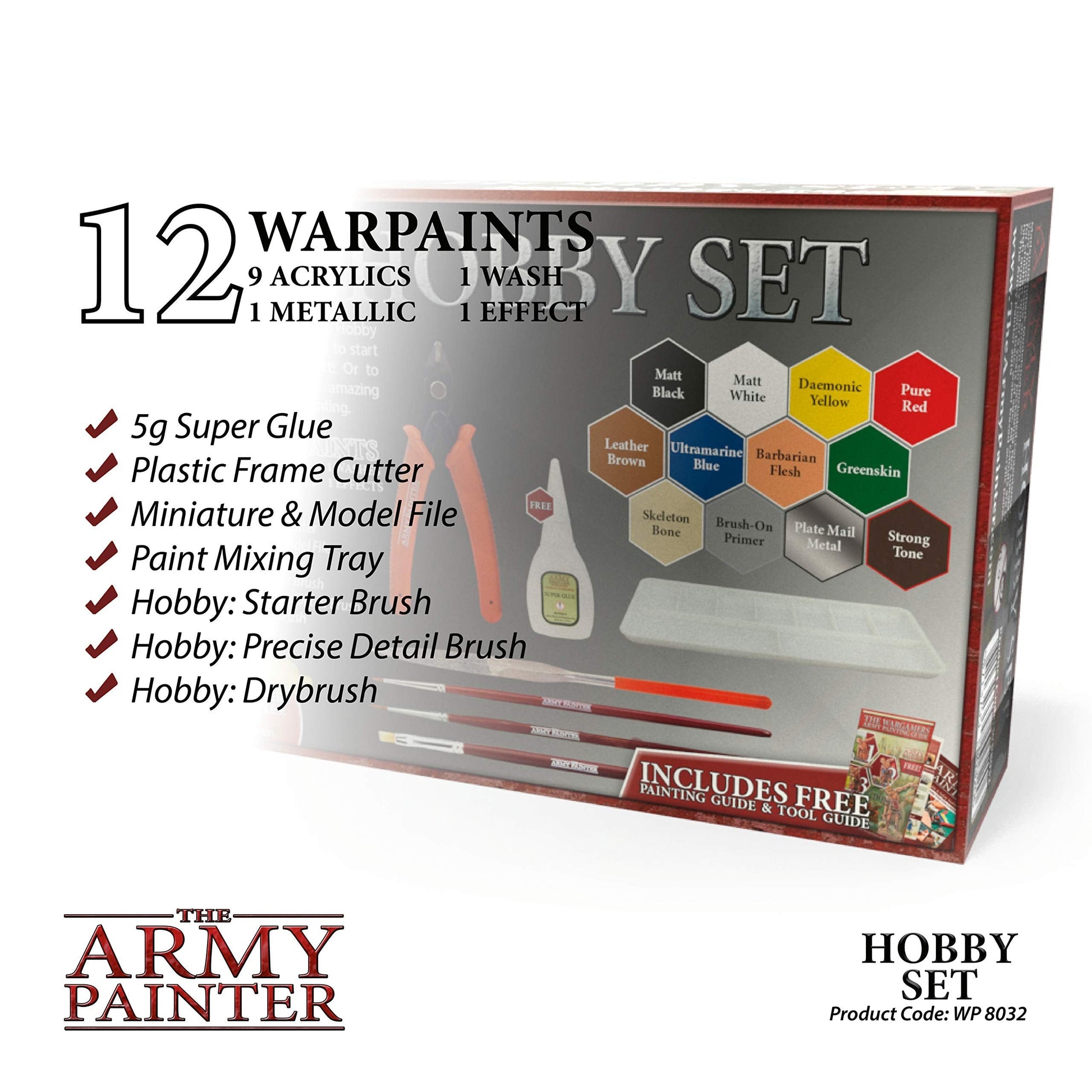 The Army Painter x Wargames Delivered Mega Miniature Paint Set, Acrylic Paint Model Paint Kit for Plastic Models