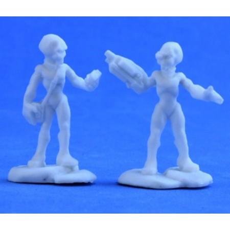 Reaper Bones: Chrono: Gray Alien Leaders