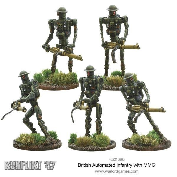 Konflikt' 47 - British: Automated Infantry with MMG Box Set