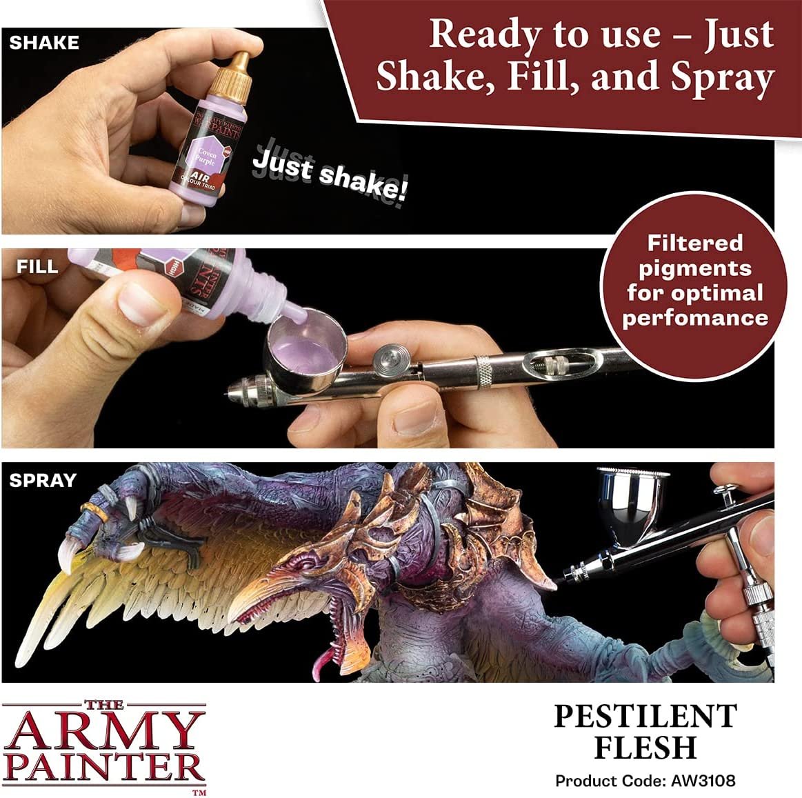The Army Painter - Warpaints Air: Pestilent Flesh (18ml/0.6oz)