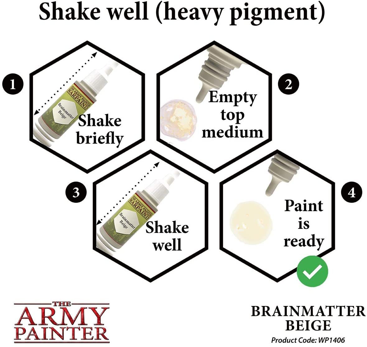 The Army Painter - Warpaints: Brainmatter Beige (18ml/0.6oz)