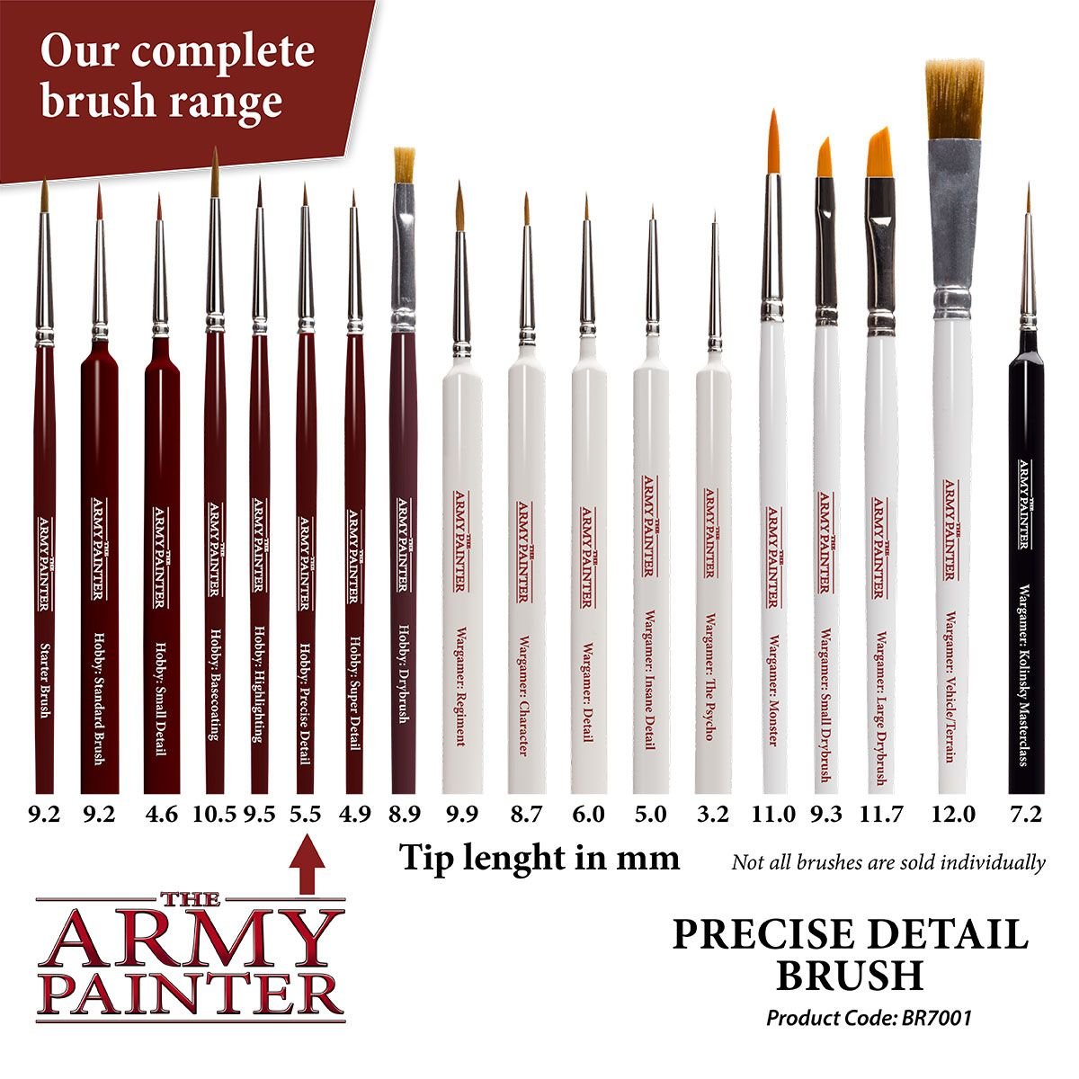 The Army Painter - Hobby Brush: Precise Detail Brush