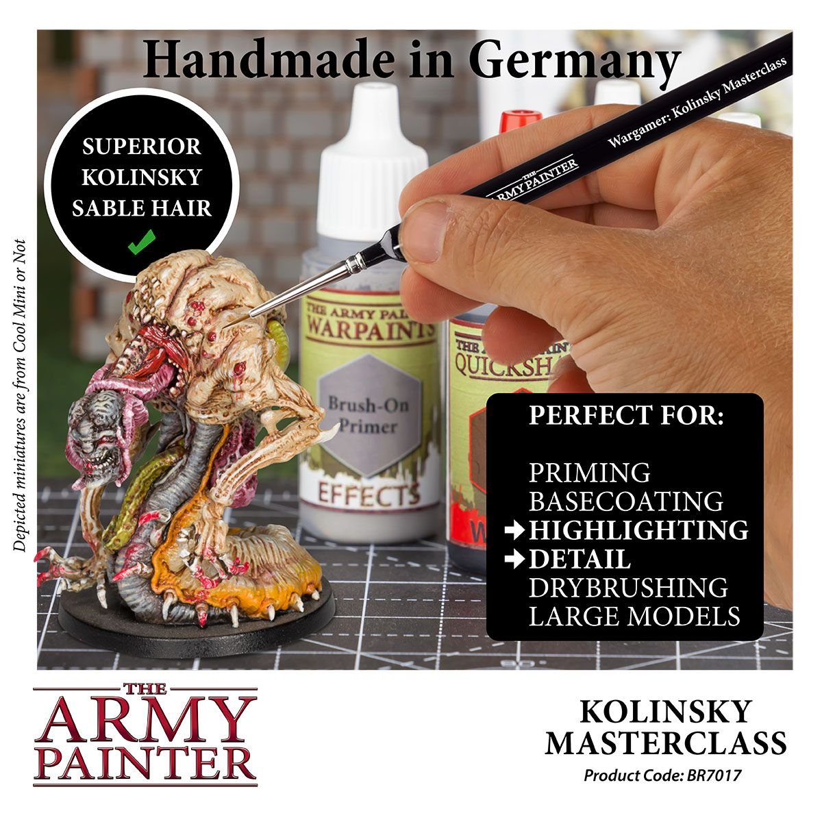 The Army Painter - Wargamer Brush: Kolinsky Masterclass Brush