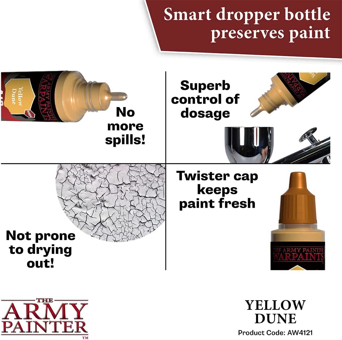 The Army Painter - Warpaints Air: Yellow Dune (18ml/0.6oz)