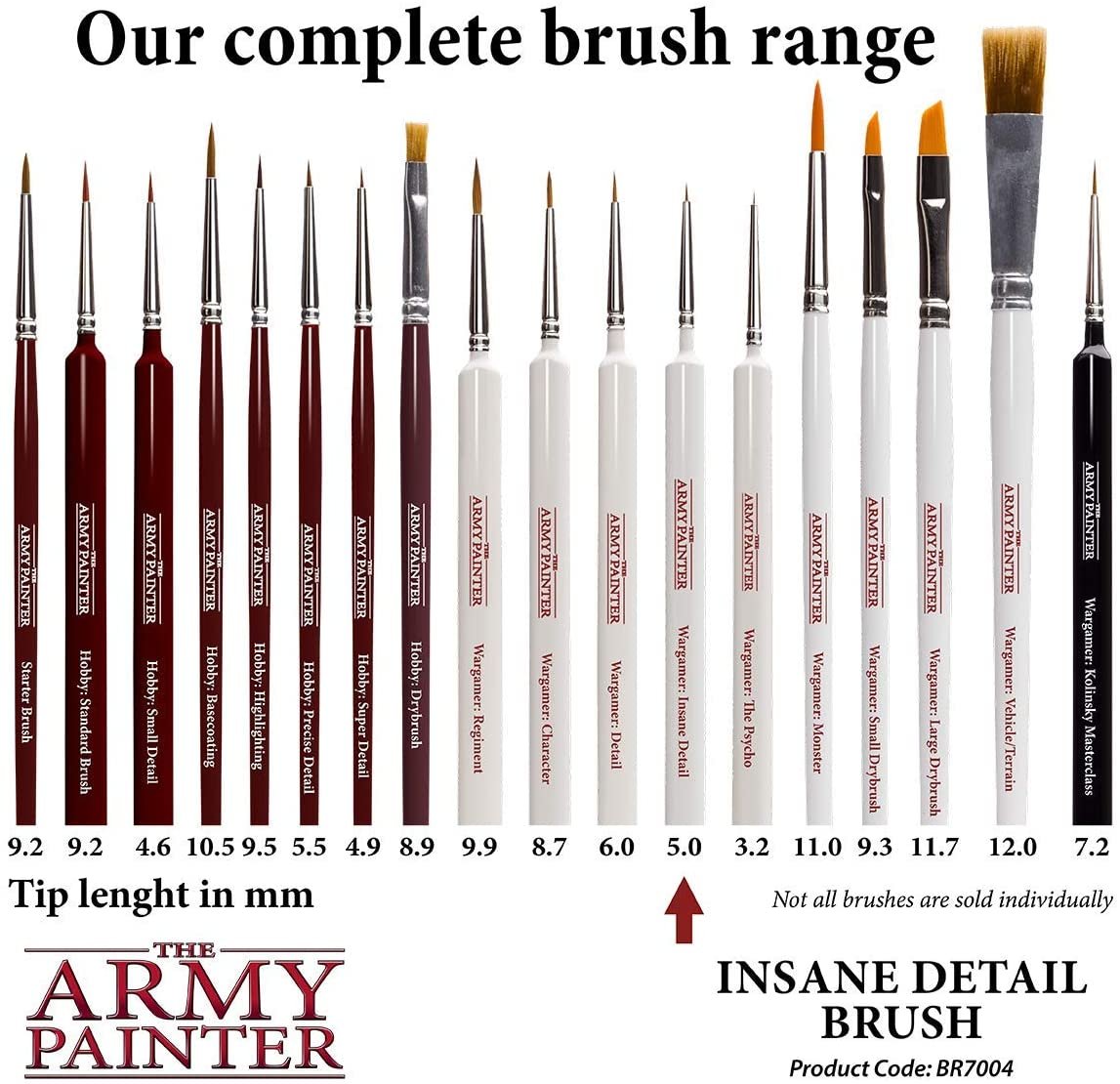 The Army Painter - Wargamer Brush: Insane Detail Brush