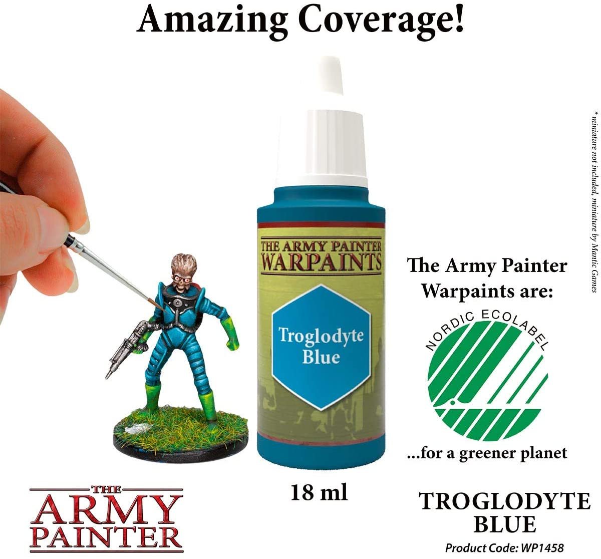 The Army Painter - Warpaints: Troglodyte Blue (18ml/0.6oz)