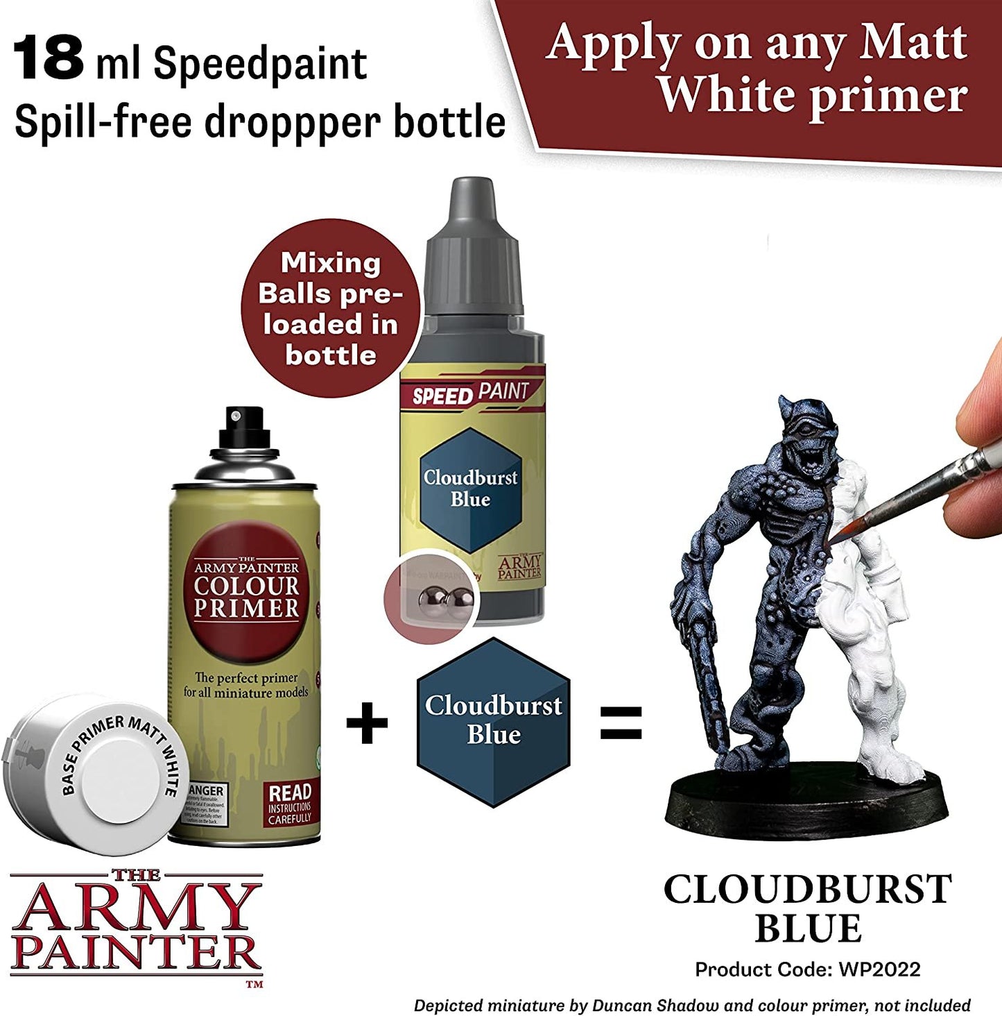 The Army Painter - Speedpaints: Cloudburst Blue (18ml/0.6oz)