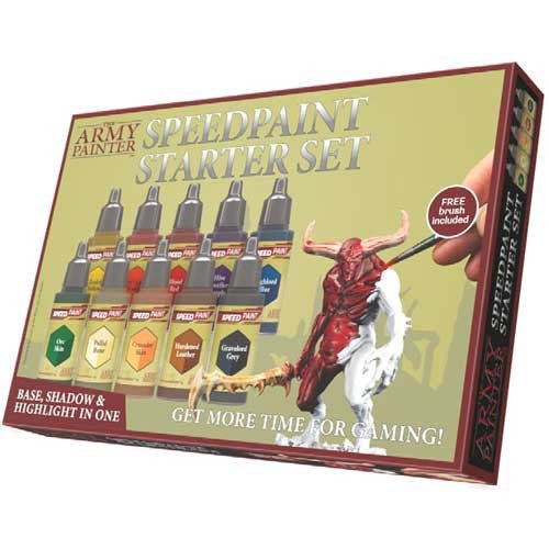 Wargames Delivered The Army Painter 116 Acrylic Paint Set Miniature Painting Kit with 4 Brushes - Model Paints for Plastic Models - Model Paint Set