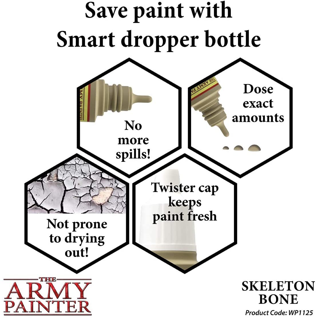 The Army Painter - Warpaints: Skeleton Bone (18ml/0.6oz)