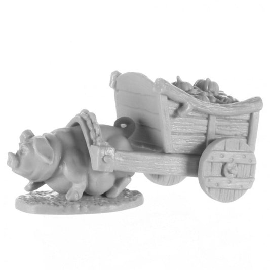 Reaper Bones: Pig & Cart