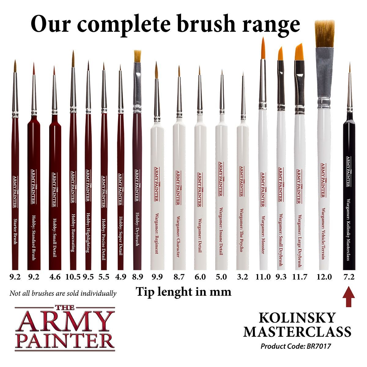 The Army Painter - Wargamer Brush: Kolinsky Masterclass Brush