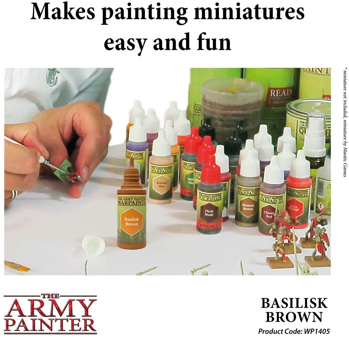 The Army Painter - Warpaints: Basilisk Brown (18ml/0.6oz)