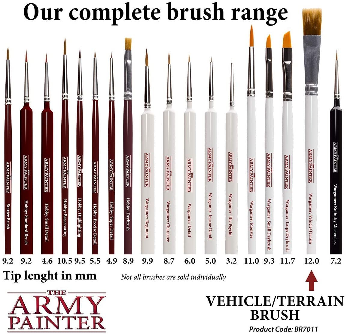 Army Painter - Wargamer Brush - Vehicle/Terrain