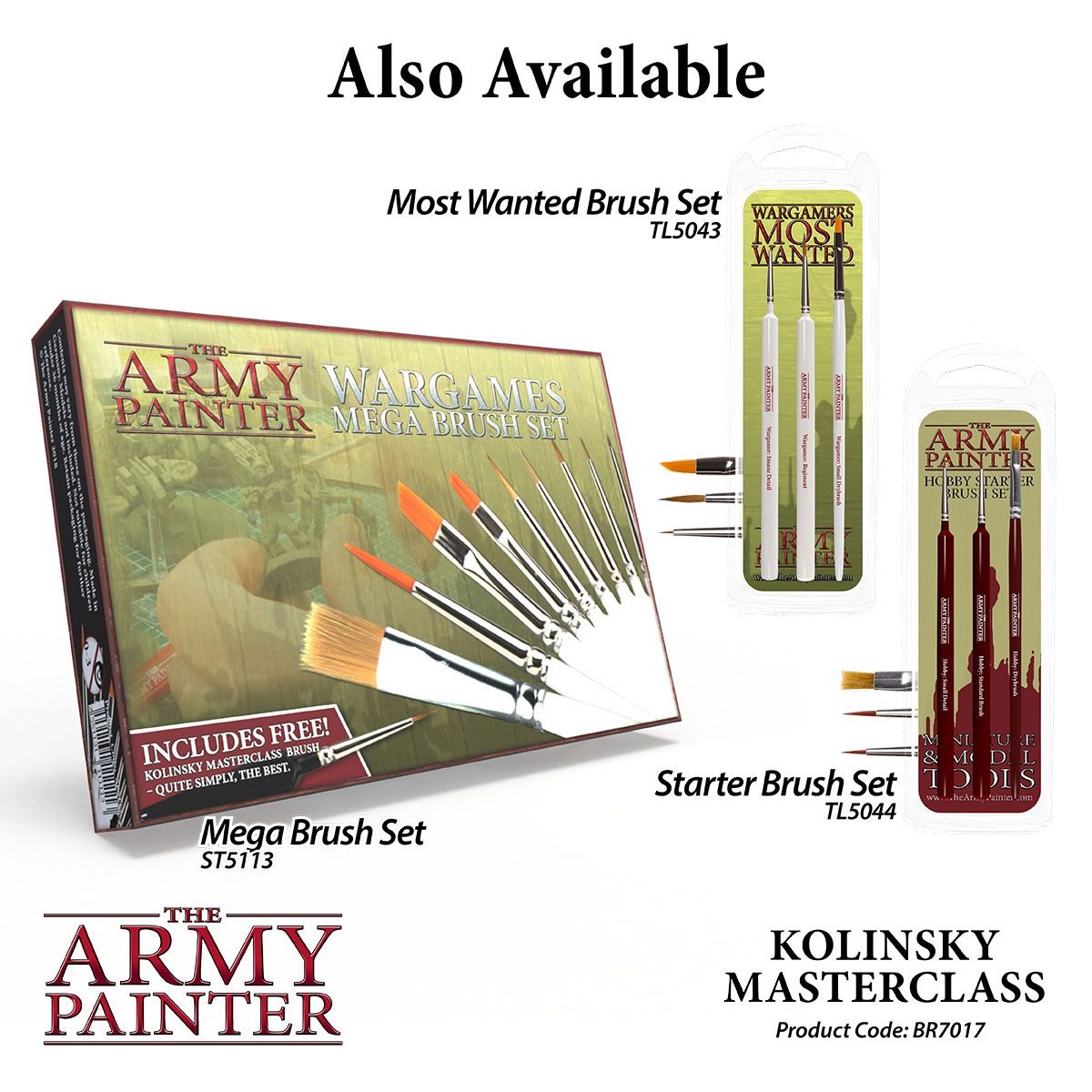 The Army Painter - Wargamer Brush: Kolinsky Masterclass Brush