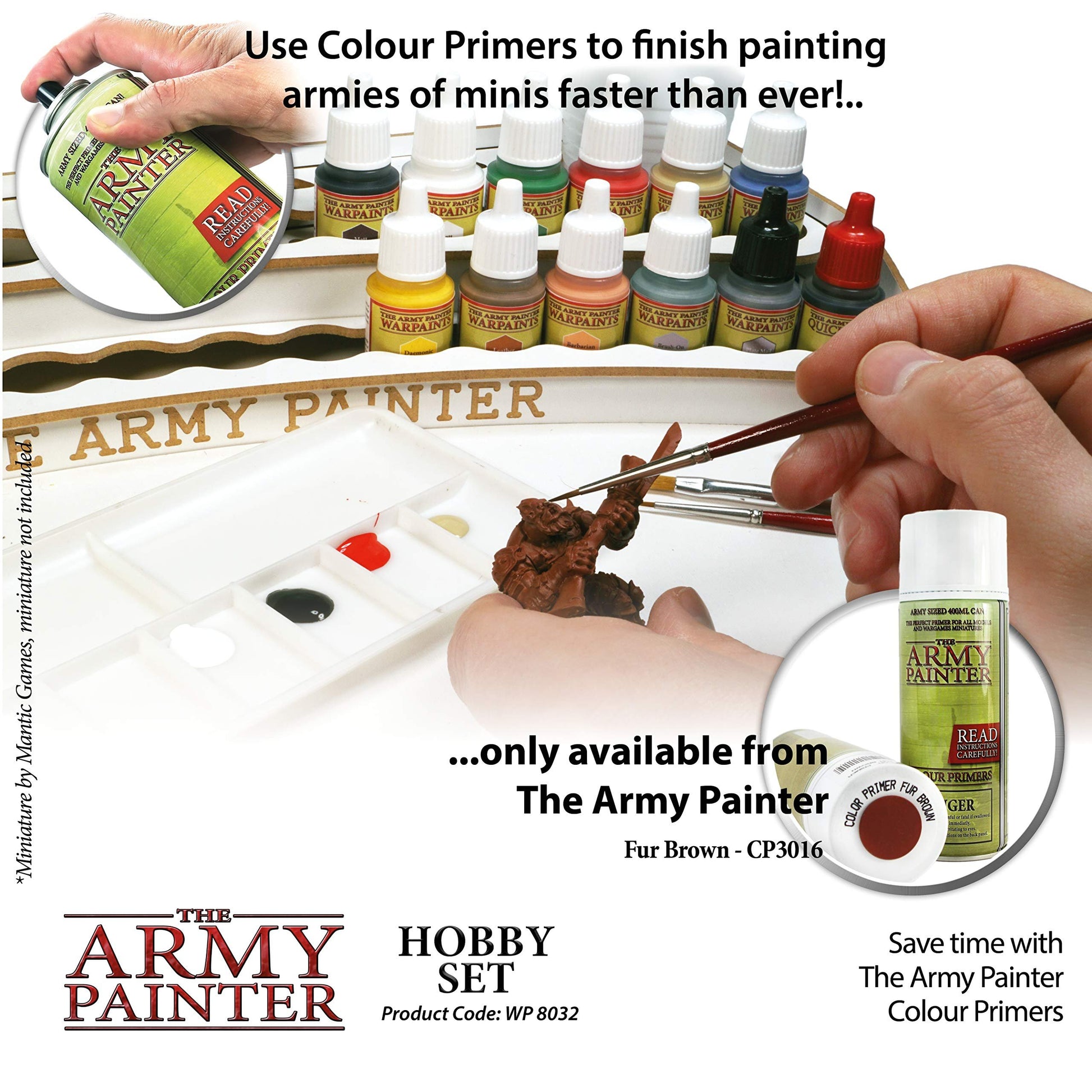 The Army Painter x Wargames Delivered Mega Miniature Paint Set, Acrylic  Paint Model Paint Kit for Plastic Models