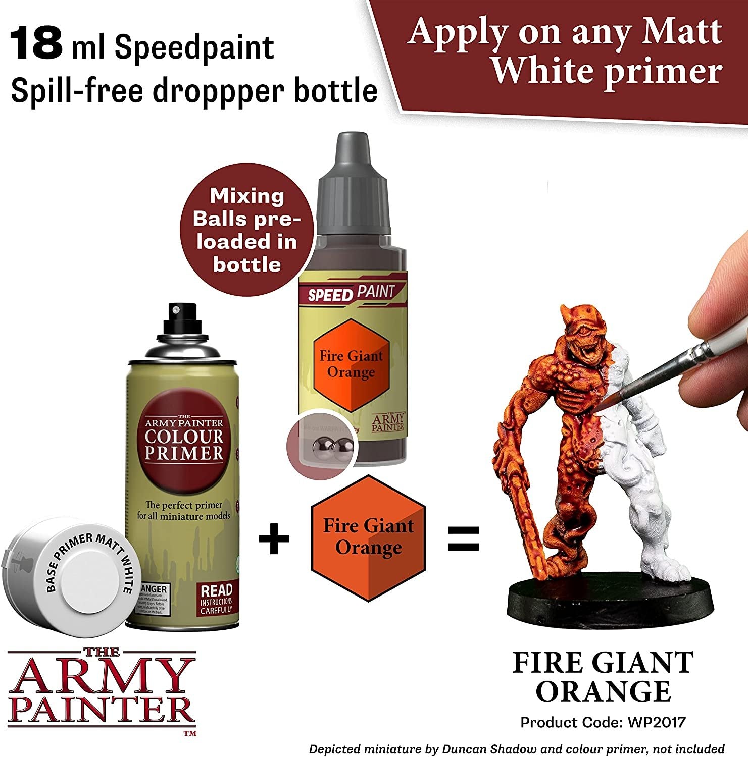 The Army Painter - Speedpaints: Fire Giant Orange (18ml/0.6oz)