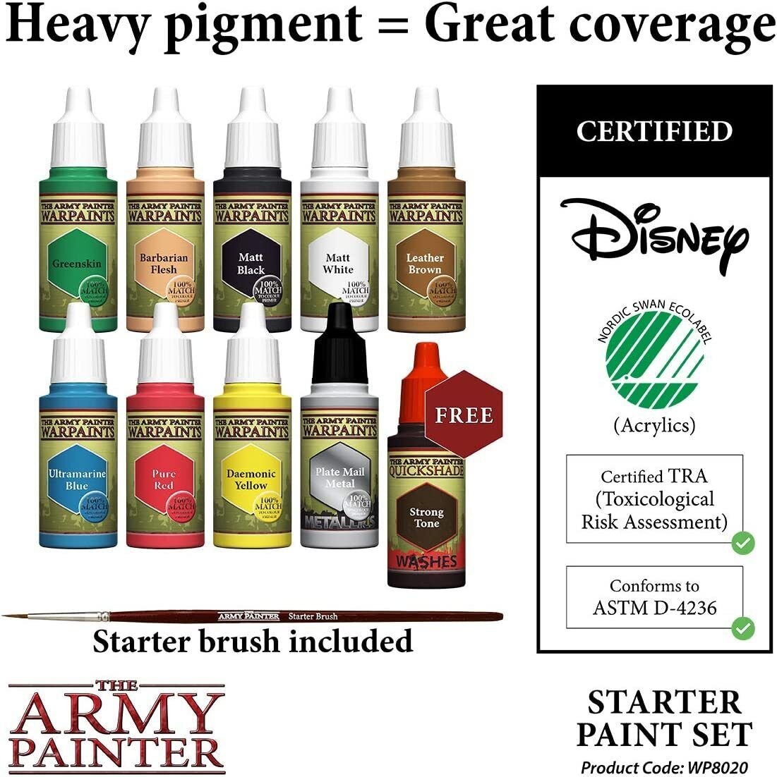 The Army Painter Wargame Starter Paint Set