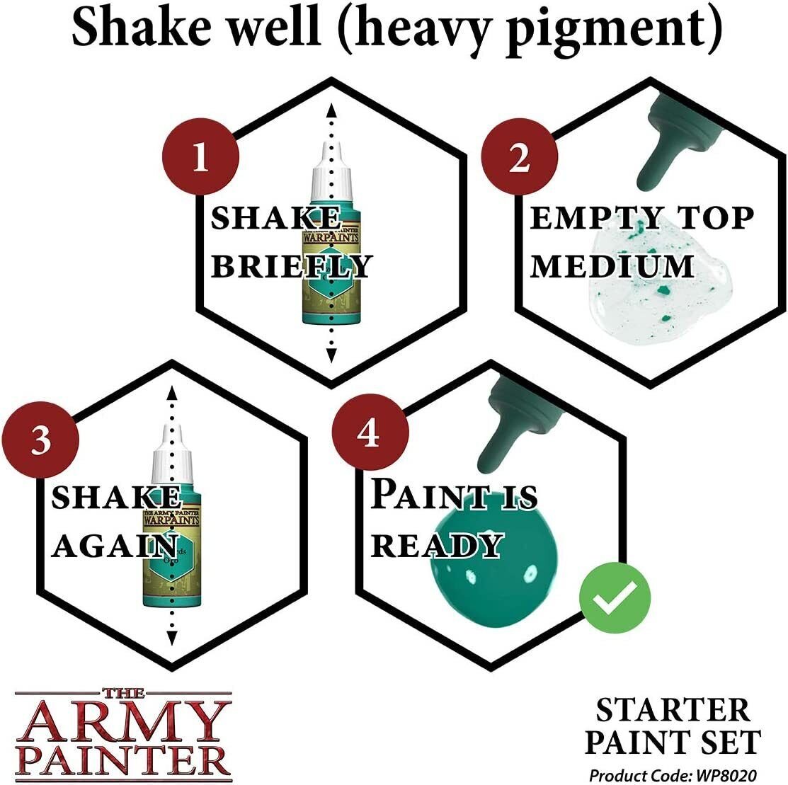 The Army Painter Wargame Starter Paint Set