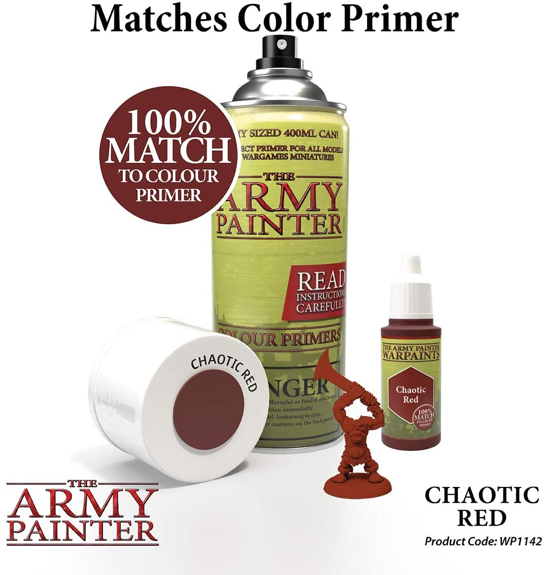 The Army Painter - Warpaints: Chaotic Red (18ml/0.6oz)